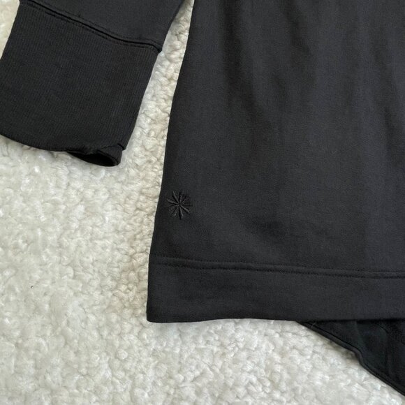 Athleta Pranayama Restore Wrap Cardigan Sweater Black NWOT - Picture 6 of 8